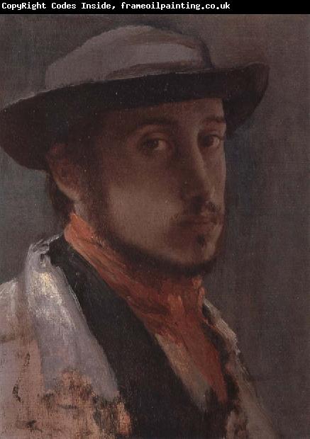 Edgar Degas Self-Portrait